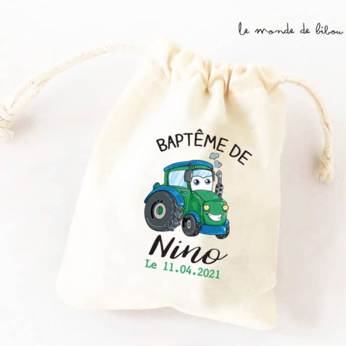Sac à dragées tracteur