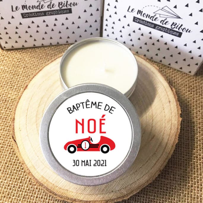 Lot de 10 bougies voiture rouge