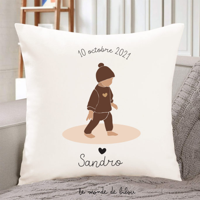 Coussin personnalisé Garçonnet