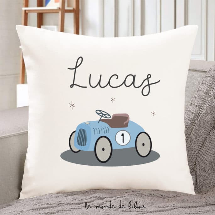 Coussin personnalisé Voiture retro