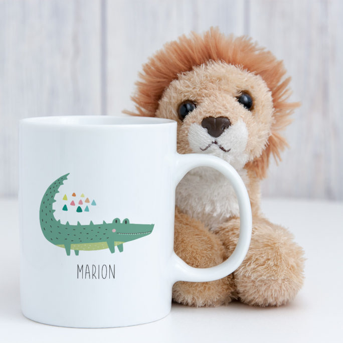 Tasse incassable personnalisée Crocodile