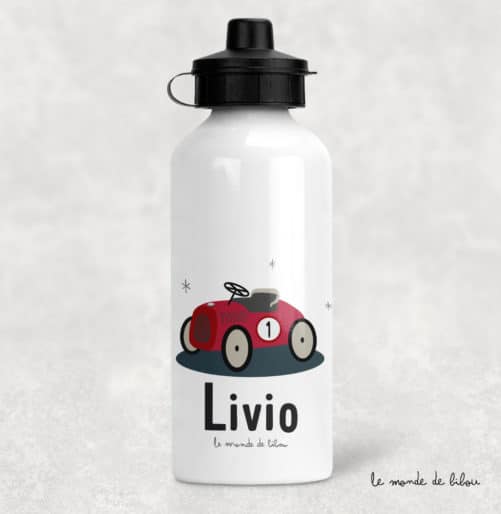 Gourde personnalisée Voiture retro