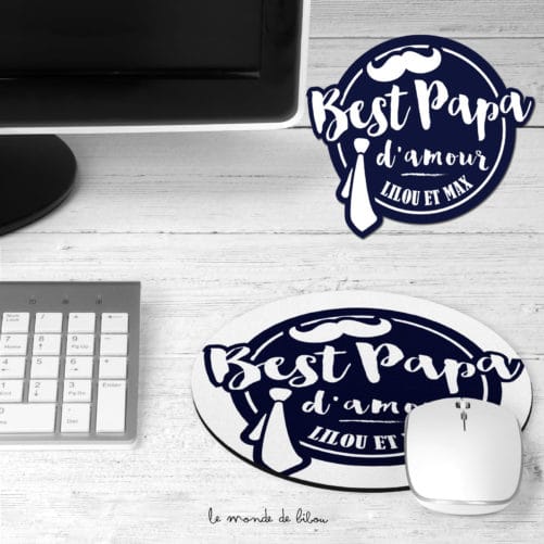Tapis de souris Best Papa