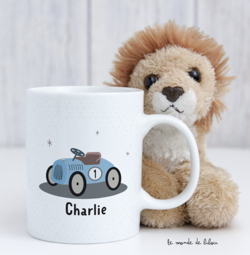 Tasse incassable personnalisée Voiture retro
