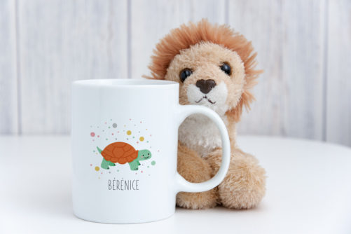 Tasse incassable personnalisée Tortue