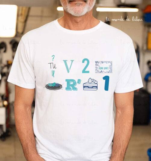 T-shirt Rébus parrain surprise