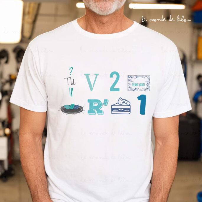 T-shirt Rébus parrain surprise