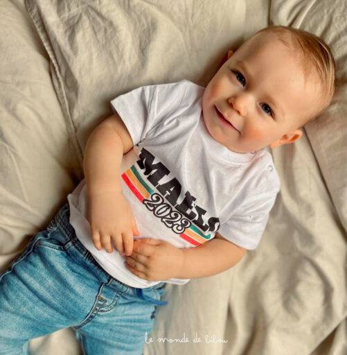 Duo T-shirts années naissance