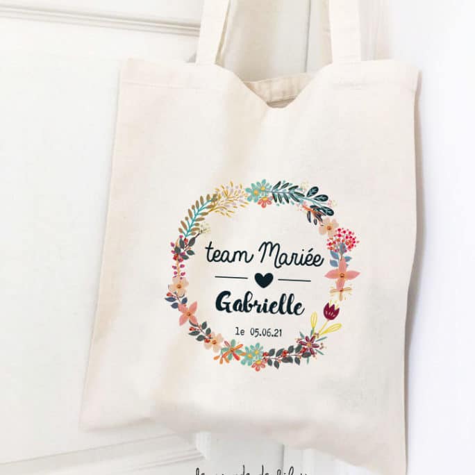 Tote bag EVJF Team de la mariée