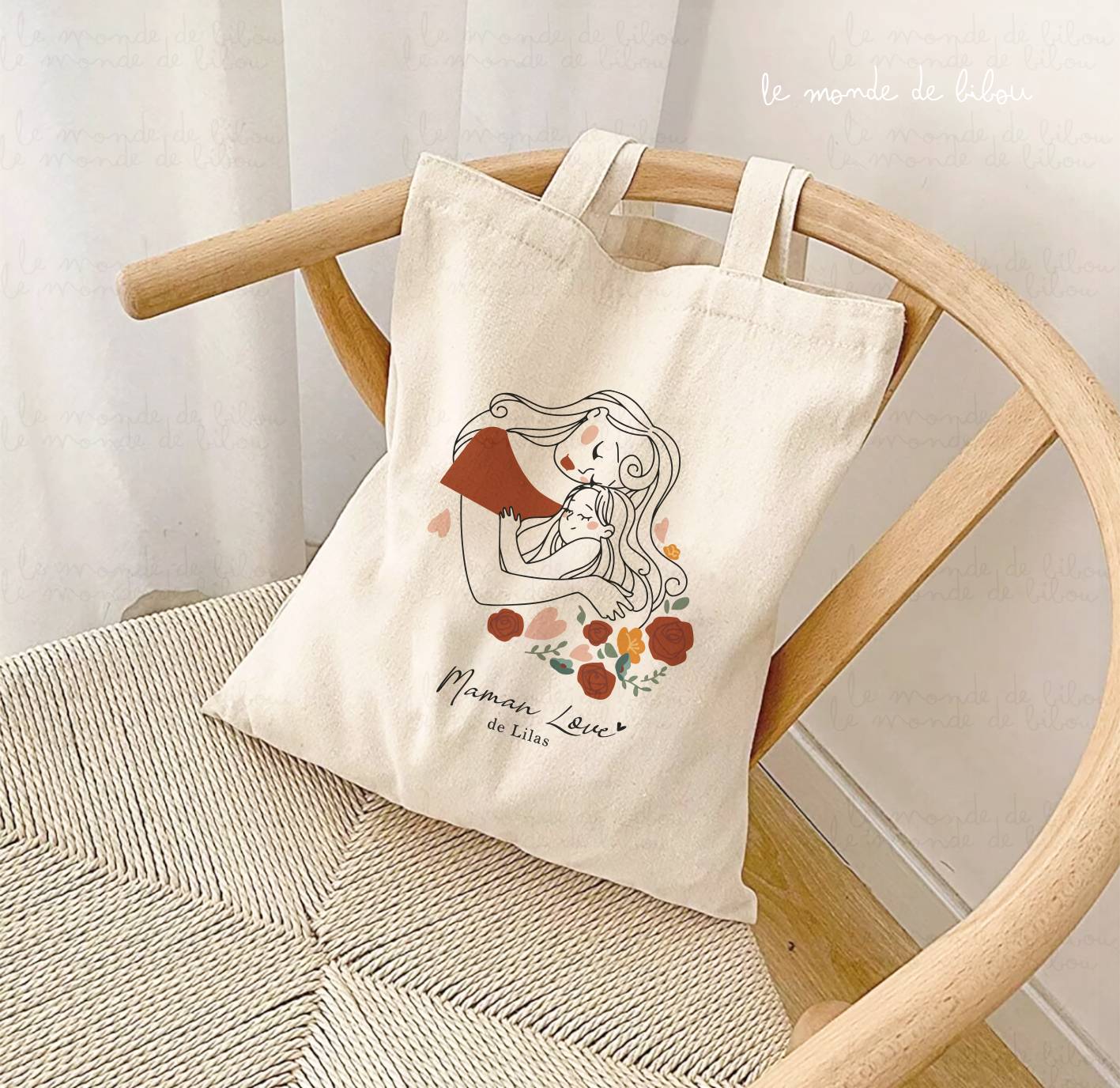 Sac personnalisé Maman love
