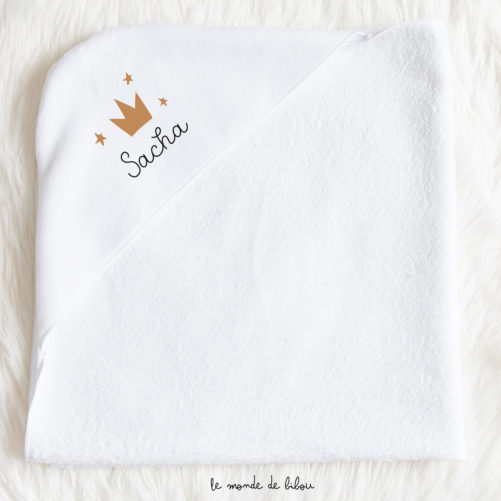 Cape de bain Couronne