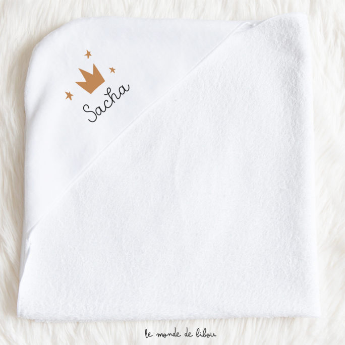 Cape de bain Couronne