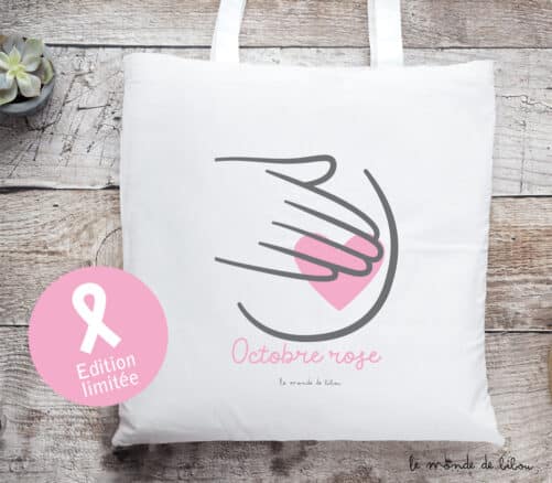 Tote bag Octobre rose