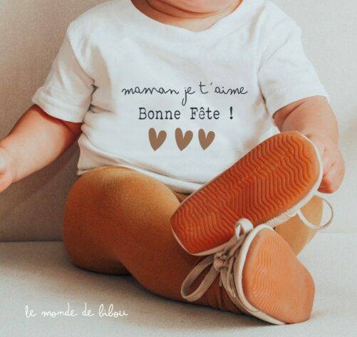 T-shirt Bonne fête maman