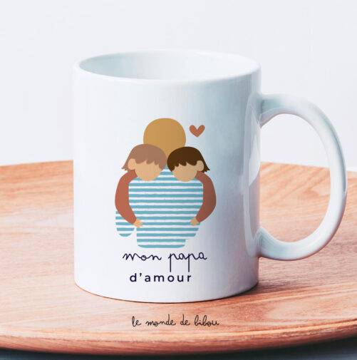 Mug personnalisé Papa d’amour