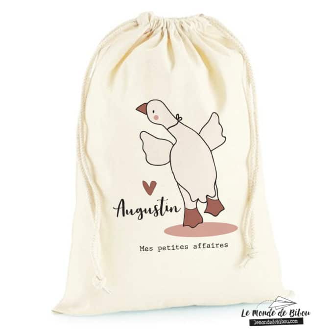 Sac rangement personnalisé Oie