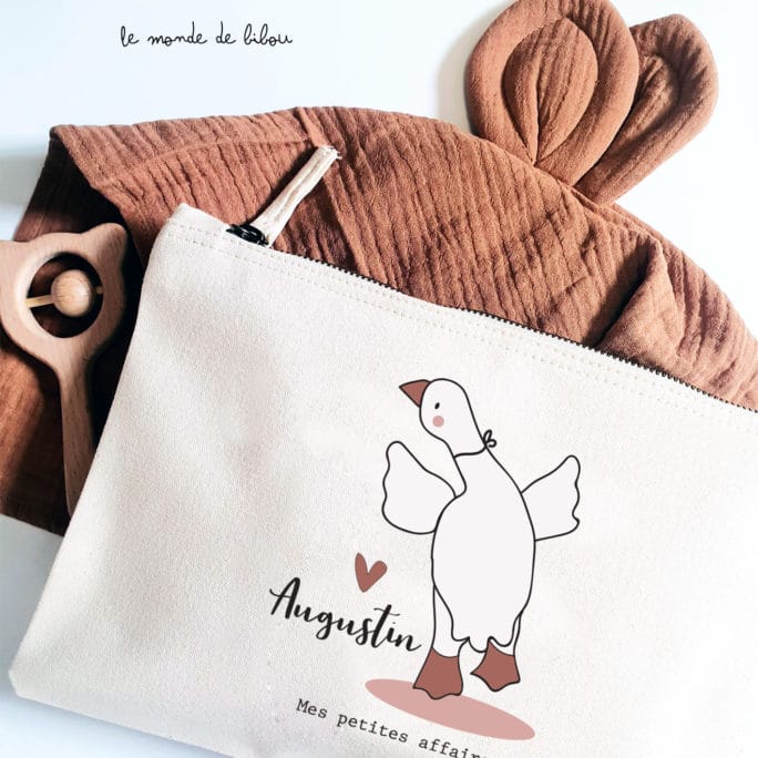 Trousse Oie personnalisable
