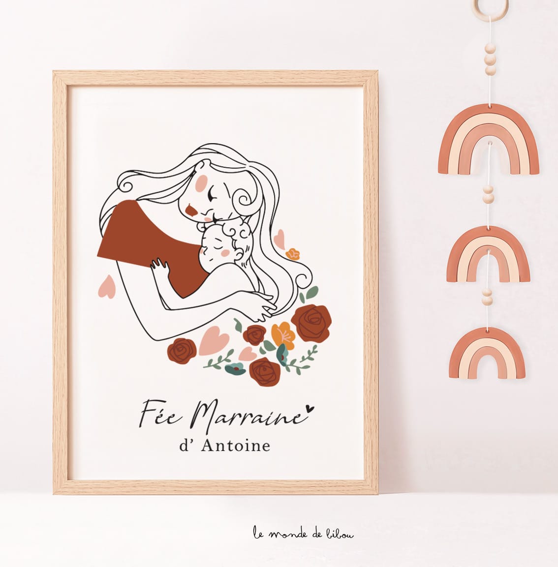 Affiche personnalisée Fée Marraine