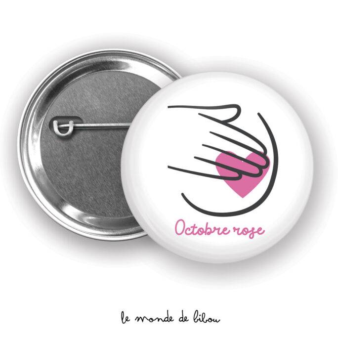 Badge Octobre rose