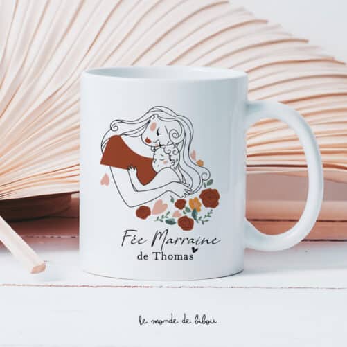 Mug Fée Marraine personnalisé