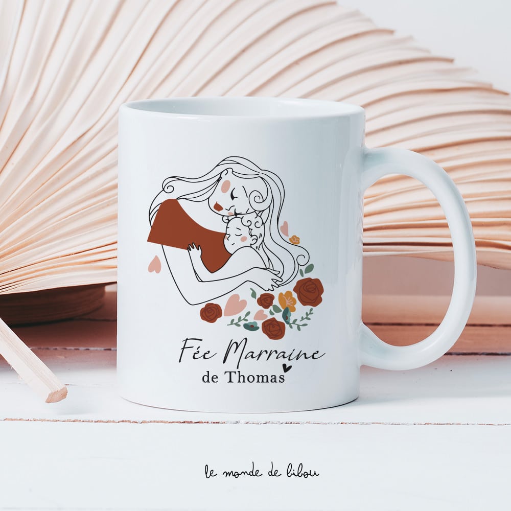 Mug Fée Marraine personnalisé
