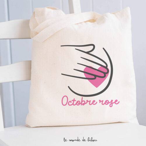 Tote bag Octobre rose
