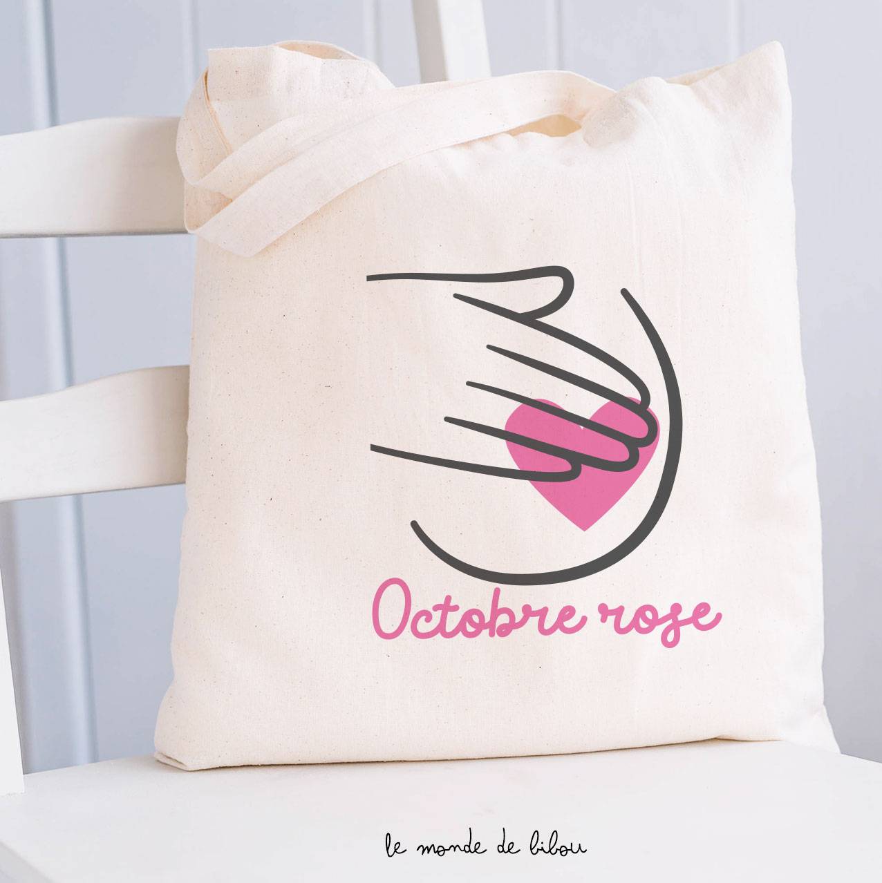 Tote bag Octobre rose