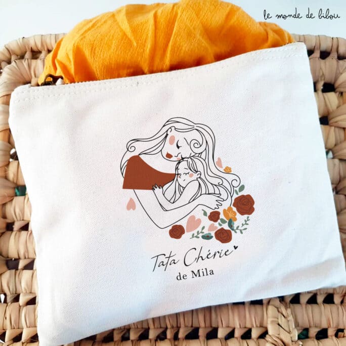 Pochette personnalisée Tata chérie