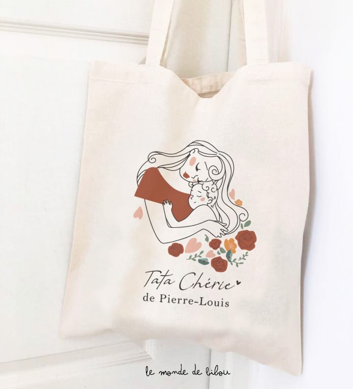 Sac personnalisé Tata chérie
