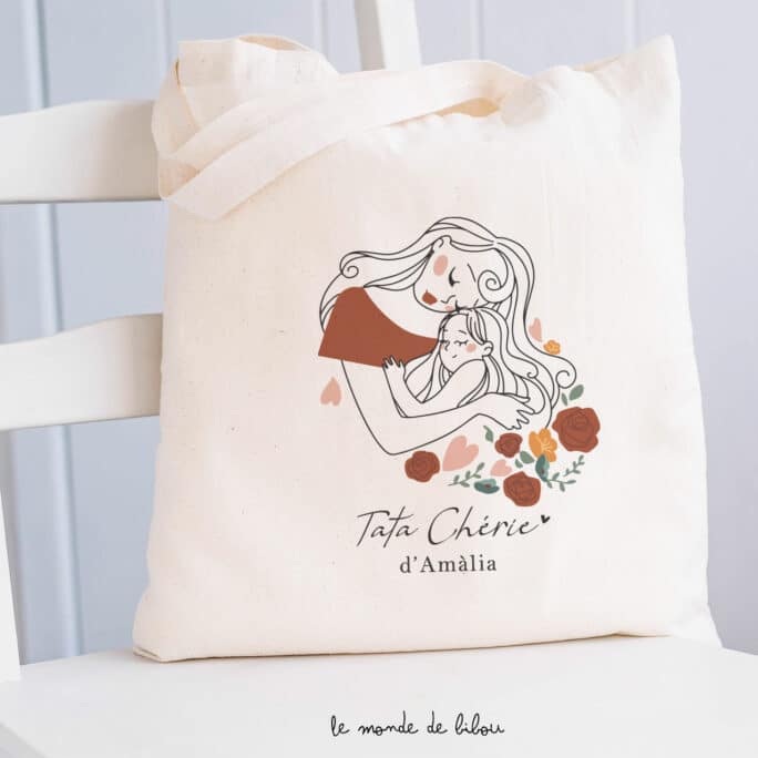 Sac personnalisé Tata chérie