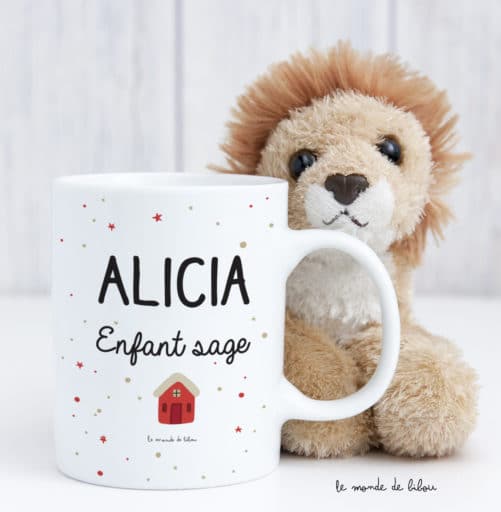 Tasse incassable de Noël Enfant sage
