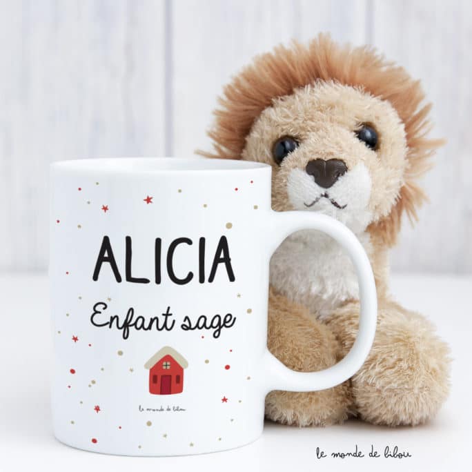 Tasse incassable de Noël Enfant sage