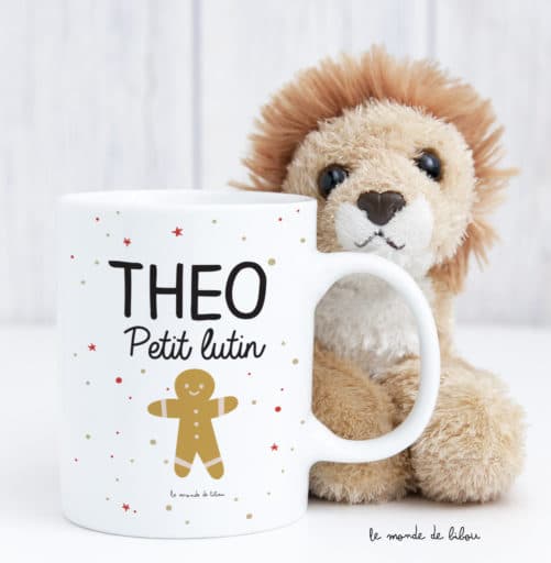 Tasse incassable de Noël Petit lutin