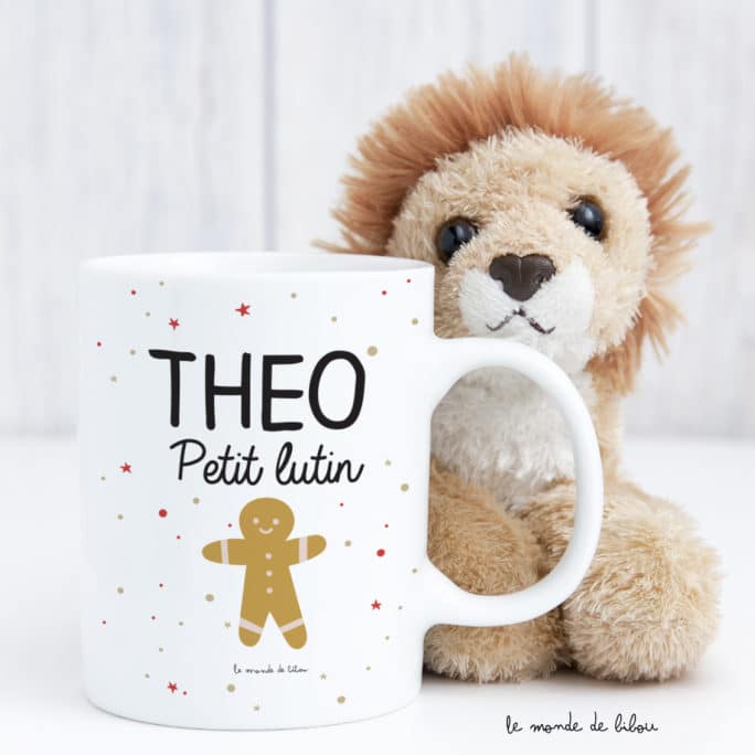Tasse incassable de Noël Petit lutin