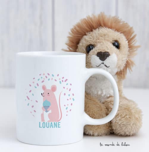 Tasse incassable personnalisée Souris