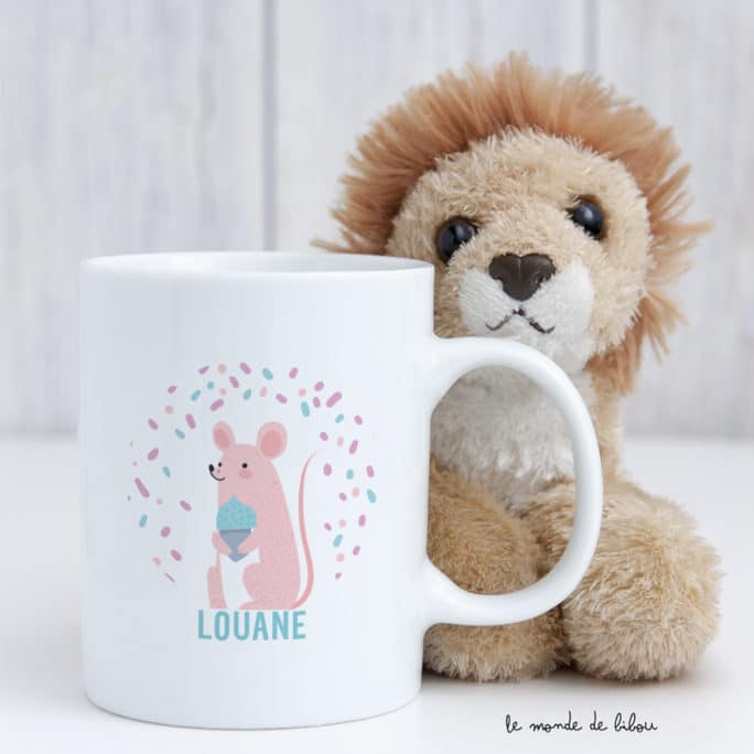 Tasse incassable personnalisée Souris