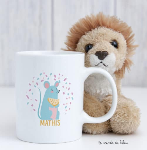 Tasse incassable personnalisée Souris