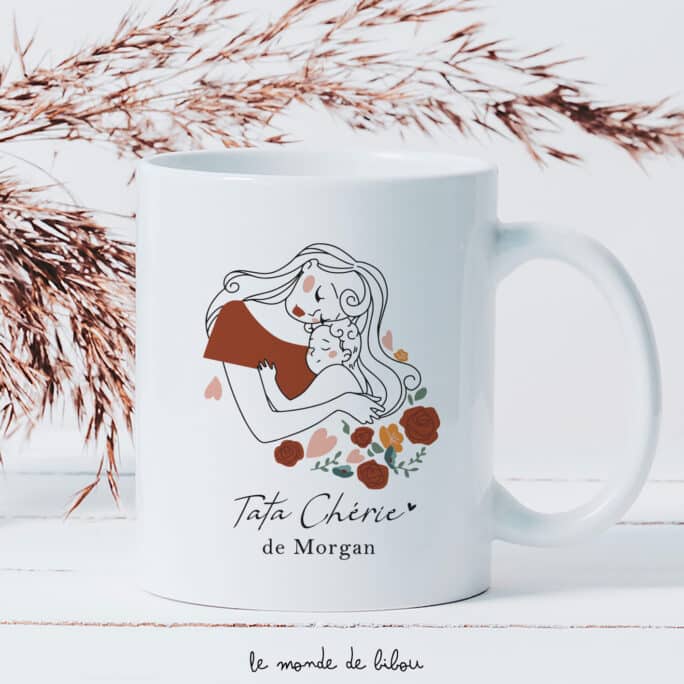 Mug personnalisé Tata chérie