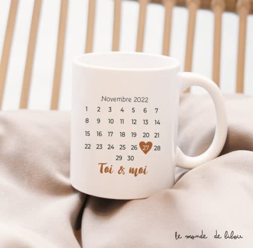 Mug souvenir Date importante