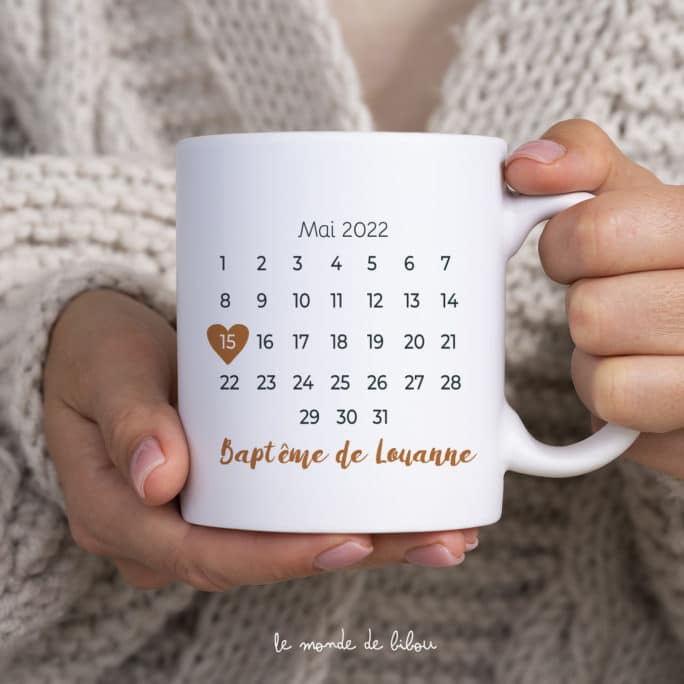 Mug souvenir Date importante