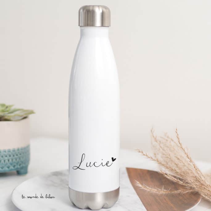 Bouteille isotherme personnalisée Prénom