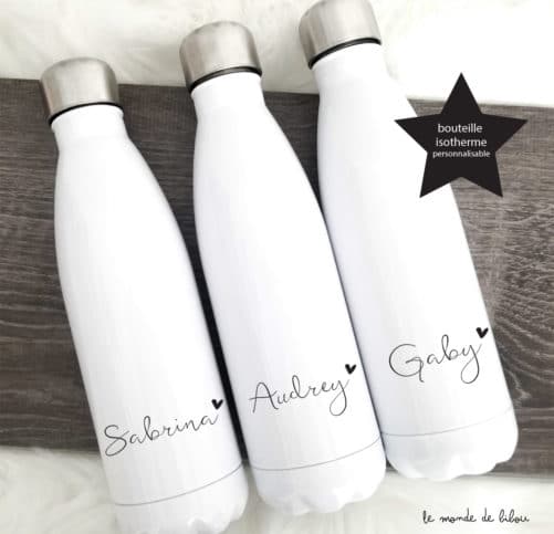 Bouteille isotherme personnalisée Prénom