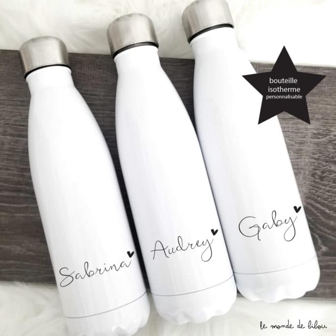 Bouteille isotherme personnalisée Prénom