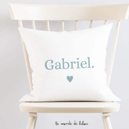 Coussin personnalisé Prénom