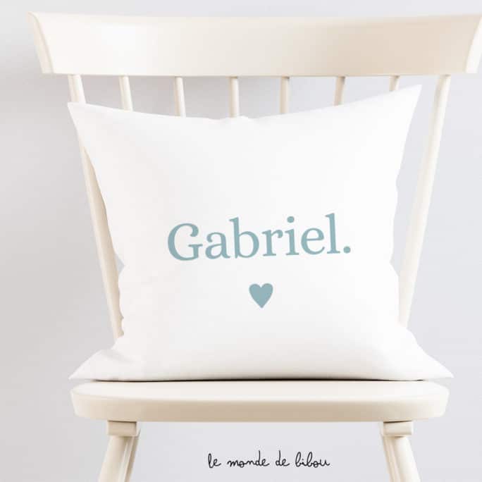 Coussin personnalisé Prénom