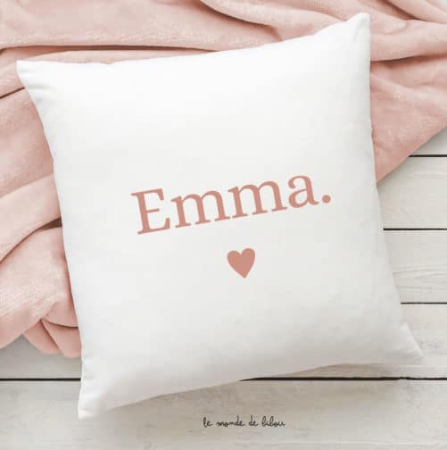 Coussin personnalisé Prénom