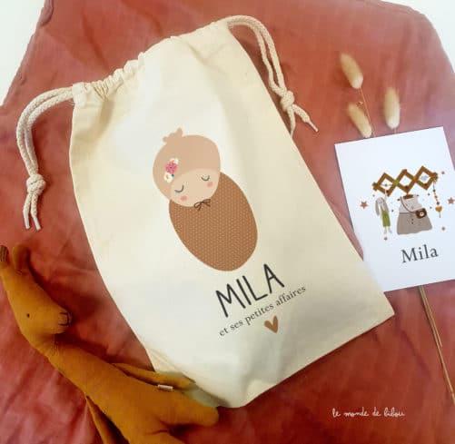 Sac rangement personnalisé Bébé
