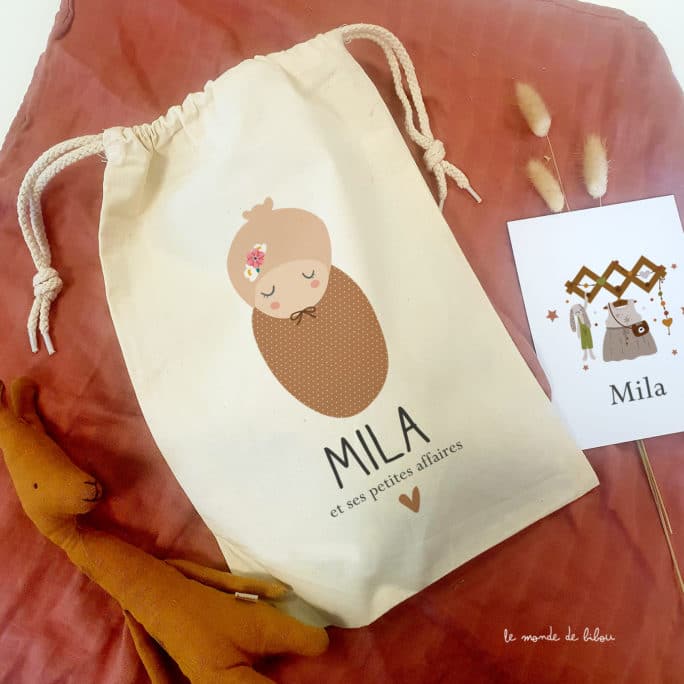 Sac rangement personnalisé Bébé