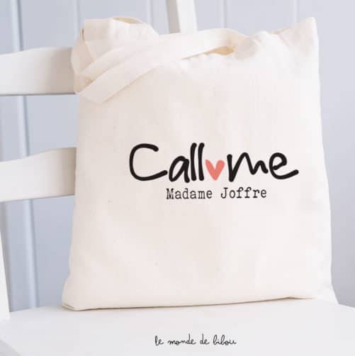 Sac personnalisé Call me Madame