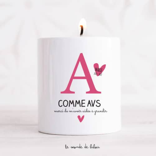 Bougie A comme ATSEM AVS AESH